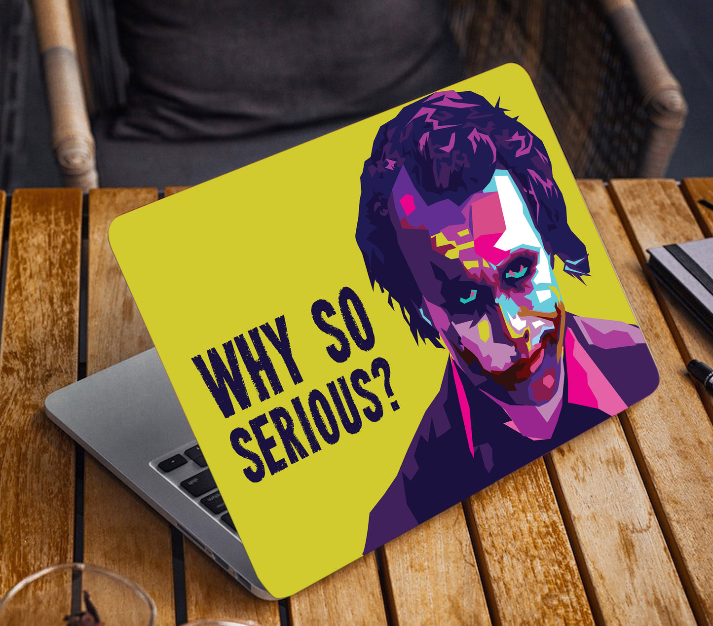 Good Hope Laptop Skin Joker Vinyl, No Bubble, Multicolor 11.6"- 15.6" inch Laptop